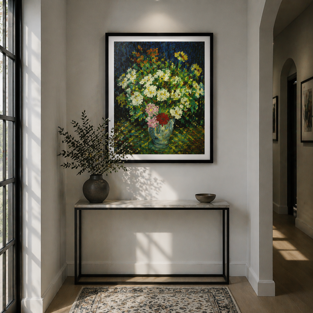 Bouquet of Flowers in a Vase