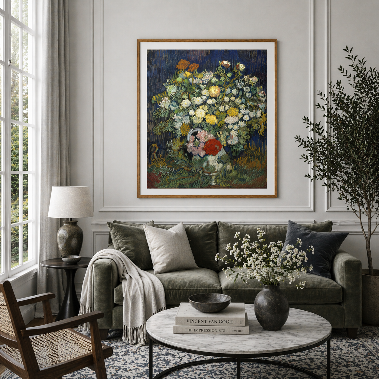 Bouquet of Flowers in a Vase