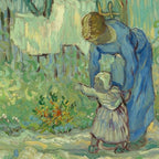 First Steps, after Millet