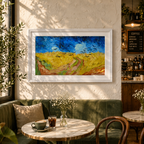 Wheatfield with crows