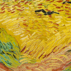 Wheatfield with crows